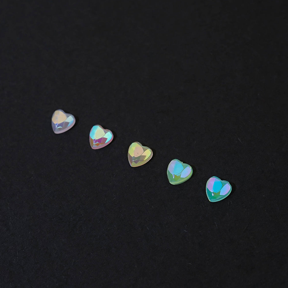 Heart Nail Parts - 81 Pastel Pearl Nail Stone