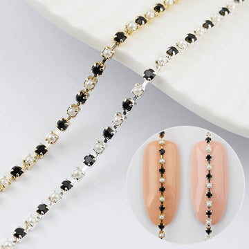 Luxury Pearl Chain-3 (ss4/length ±20cm)