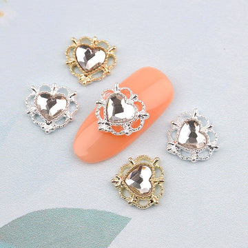 Fancy Nail Parts-109 Heart Stone