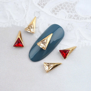 Fancy Nail Parts-105 Triangle Stone